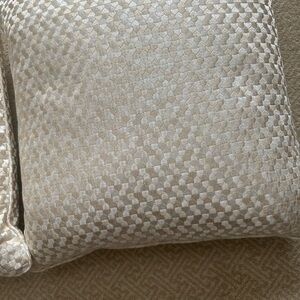 Two 22” x 22” Schumacher Ivins Pillow Covers.  Priced per each.
Luxurious